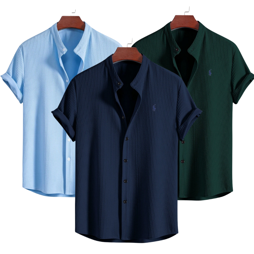 Chemise à col Polo Luxee