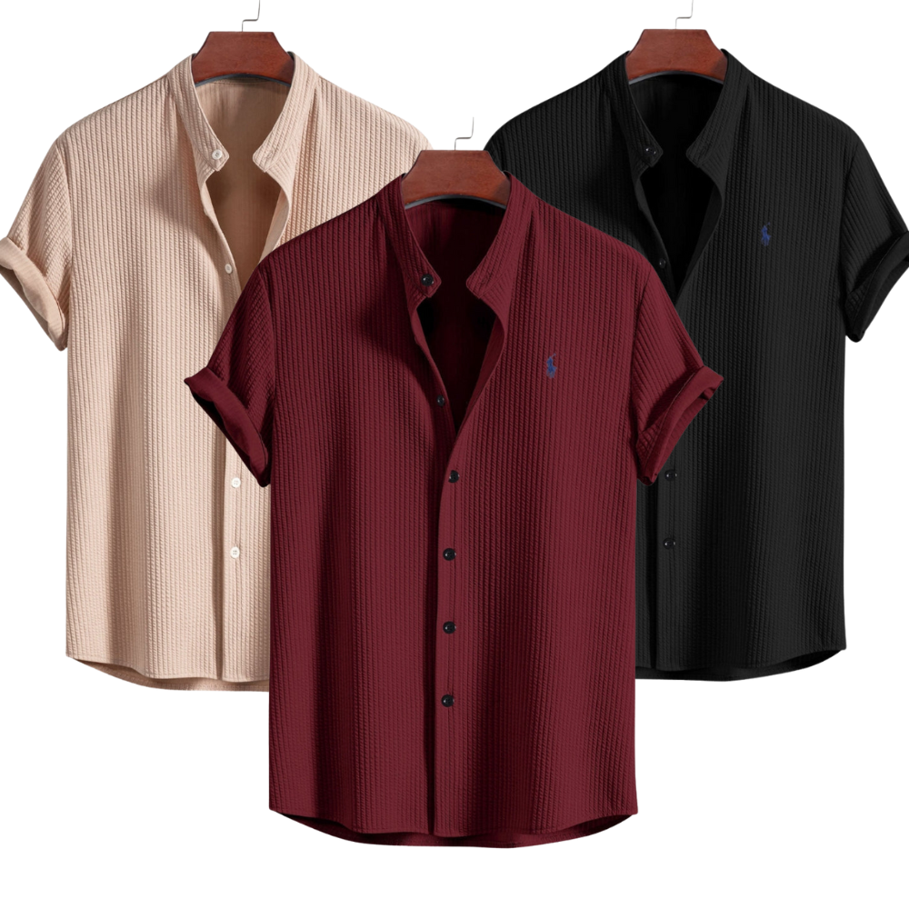 Chemise à col Polo Luxee